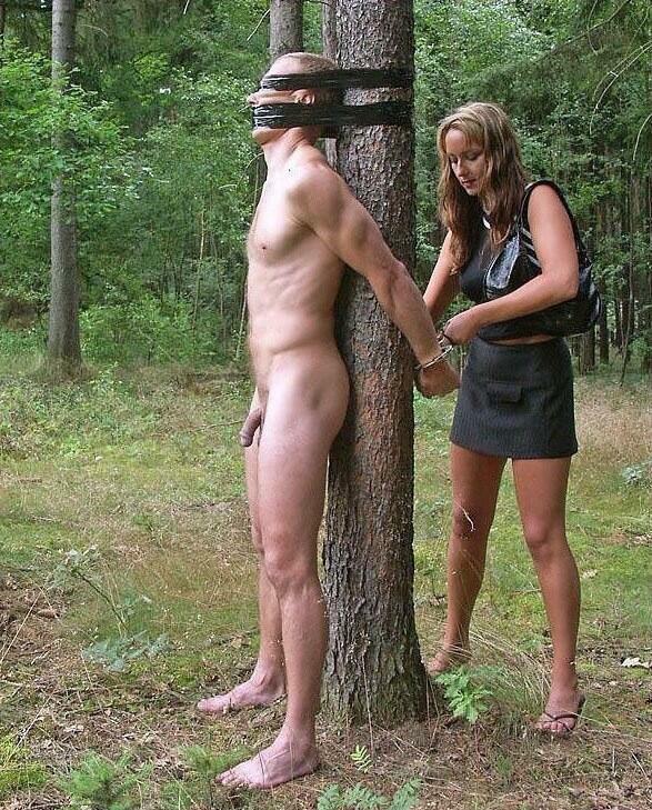 Outdoor CFNM Femdom — 15